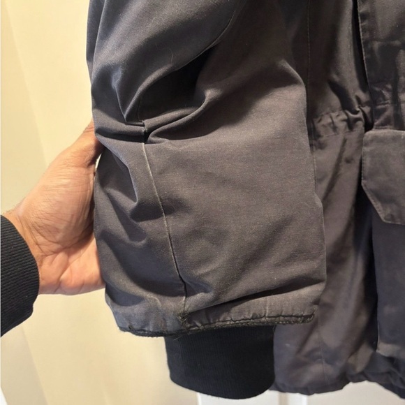 Canada Goose Men's Dark Gray Parka Jacket with Fur Hood - Picture 7 of 13